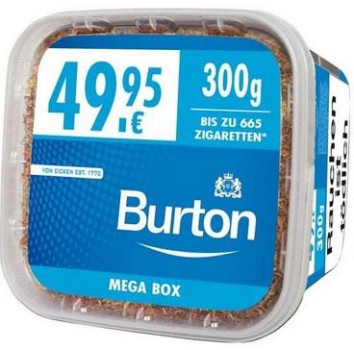 Burton Blue XXXL Eimer Zigarettentabak 290gr